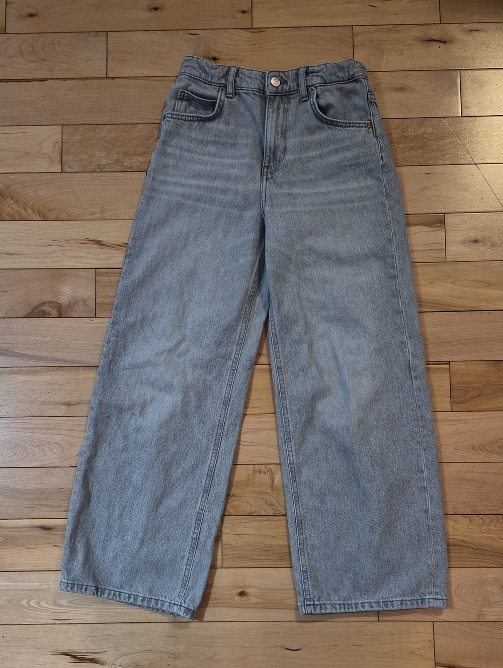 Boys Size 11/12 Zara Light Gray Jeans